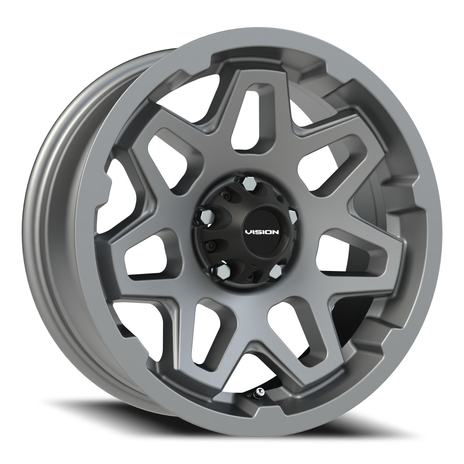 Vision SE7EN 17X7 Satin Grey Wheel