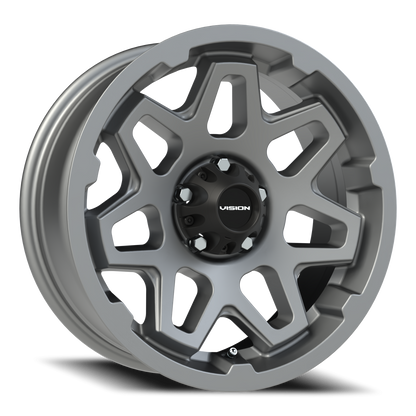 Vision SE7EN 17X7 Satin Grey Wheel