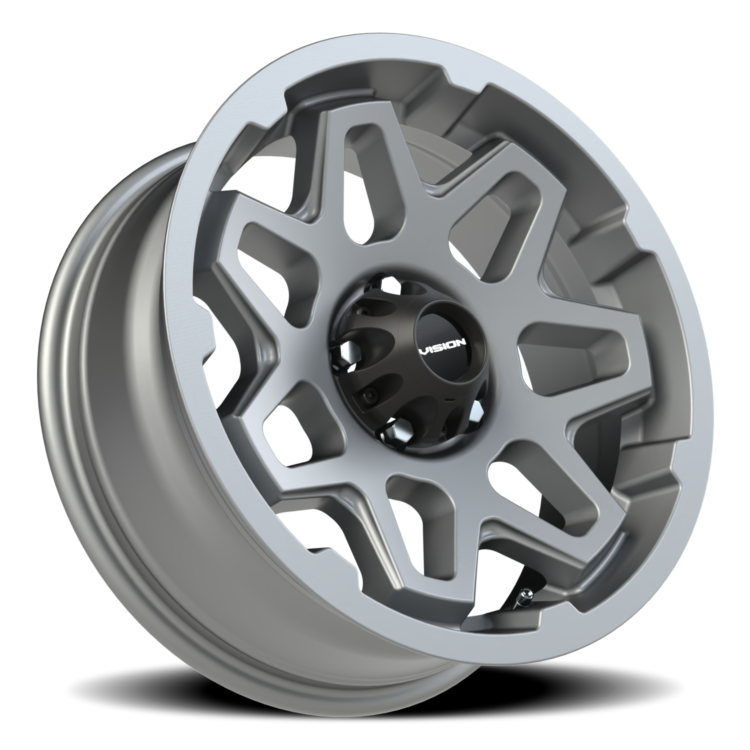 Vision SE7EN 17X7 Satin Grey Wheel