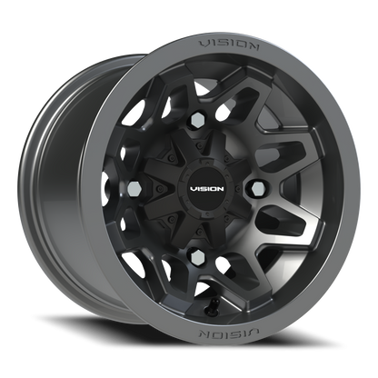 Vision Atv 12X8 Gunmetal Wheel