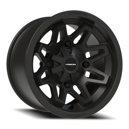 Vision Atv 14X8 Matte Black Wheel