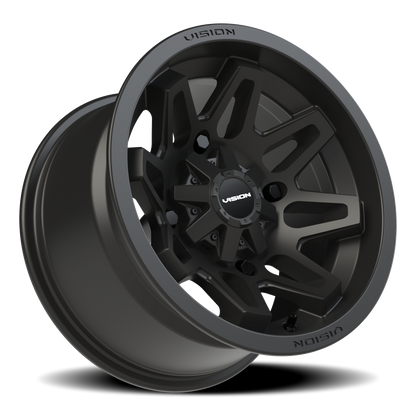 Vision Atv 14X8 Matte Black Wheel