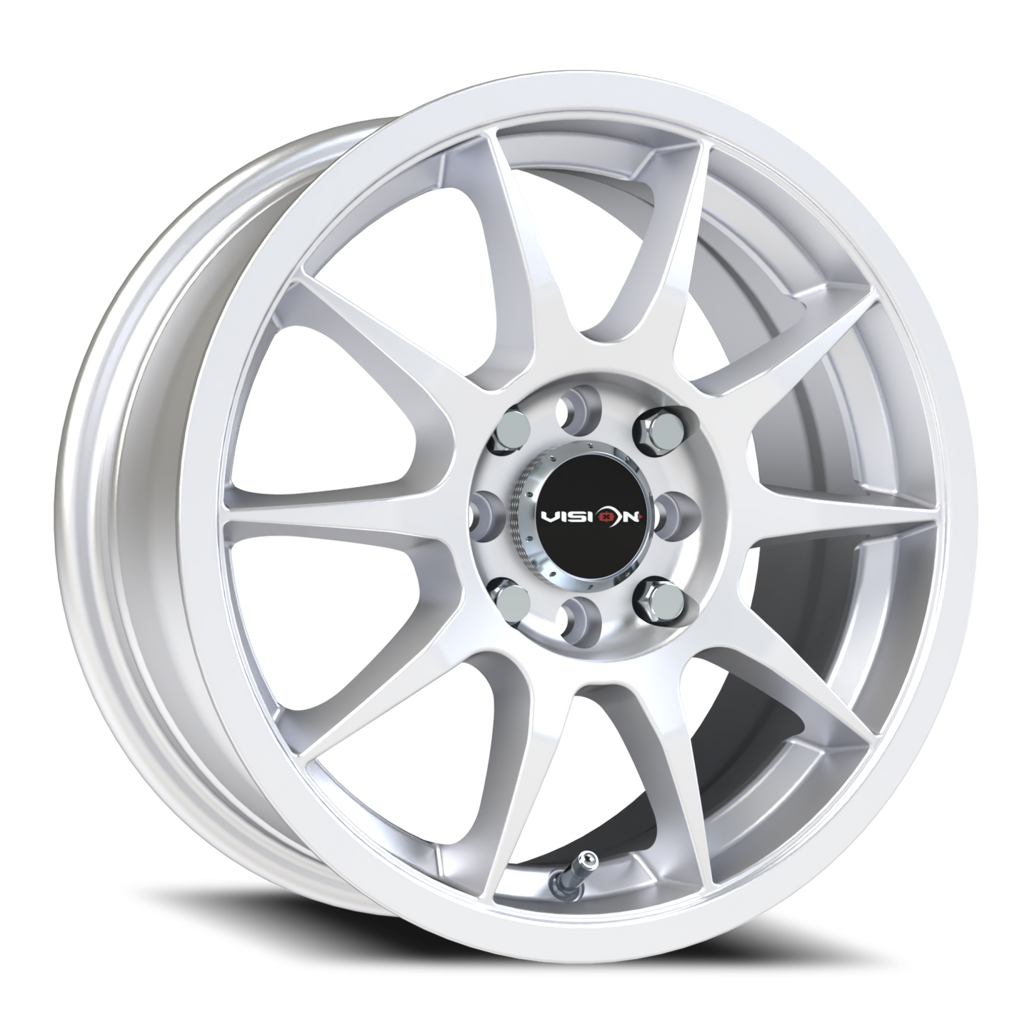 Vision Bane 15X6.5 Hyper Silver Wheel