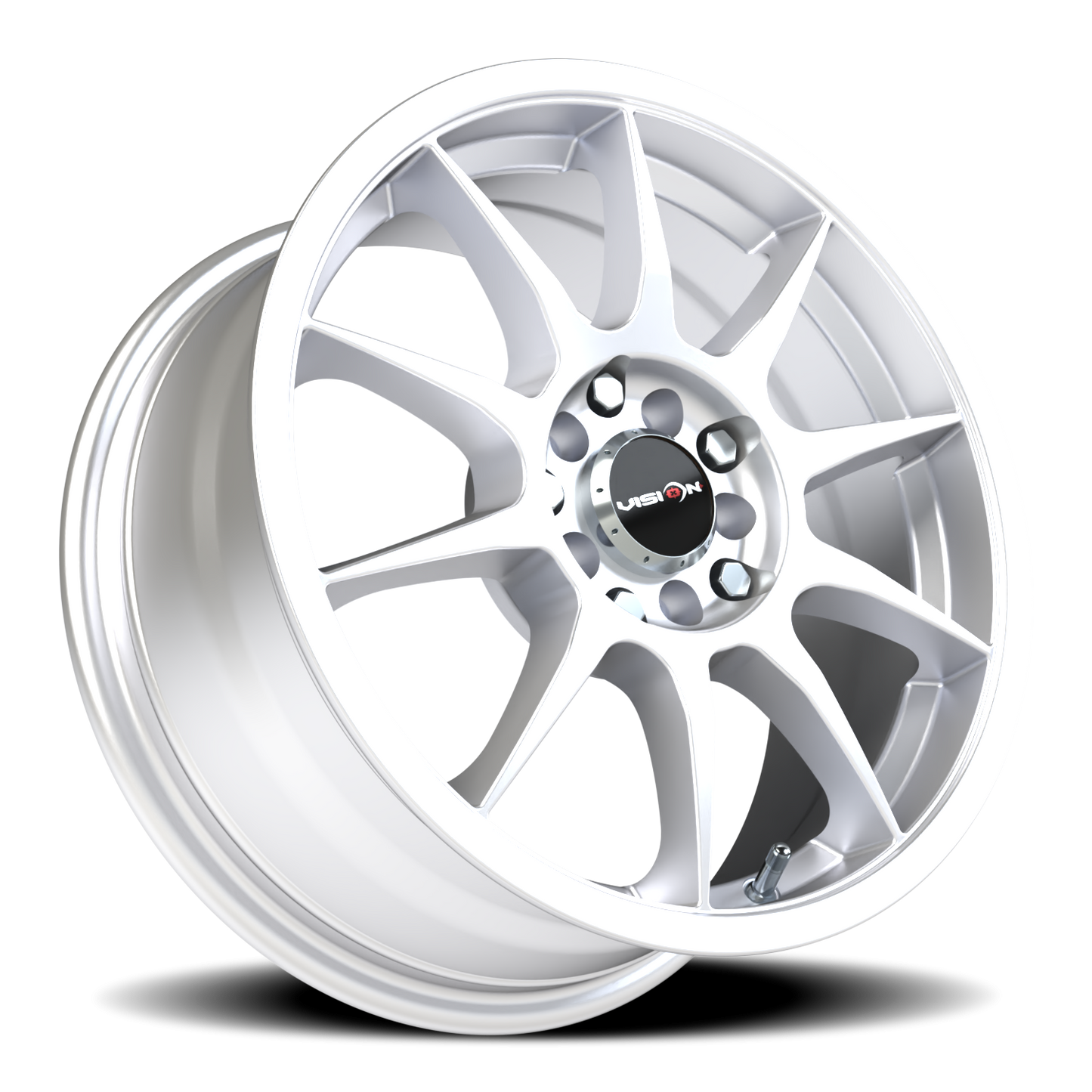 Vision Bane 16X7 Hyper Silver Wheel