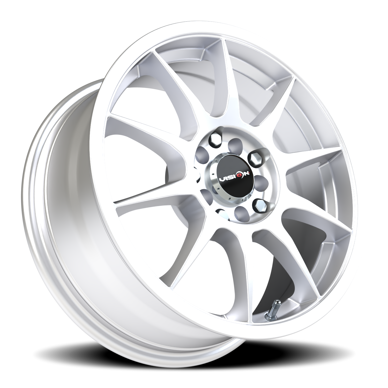 Vision Bane 16X7 Hyper Silver Wheel
