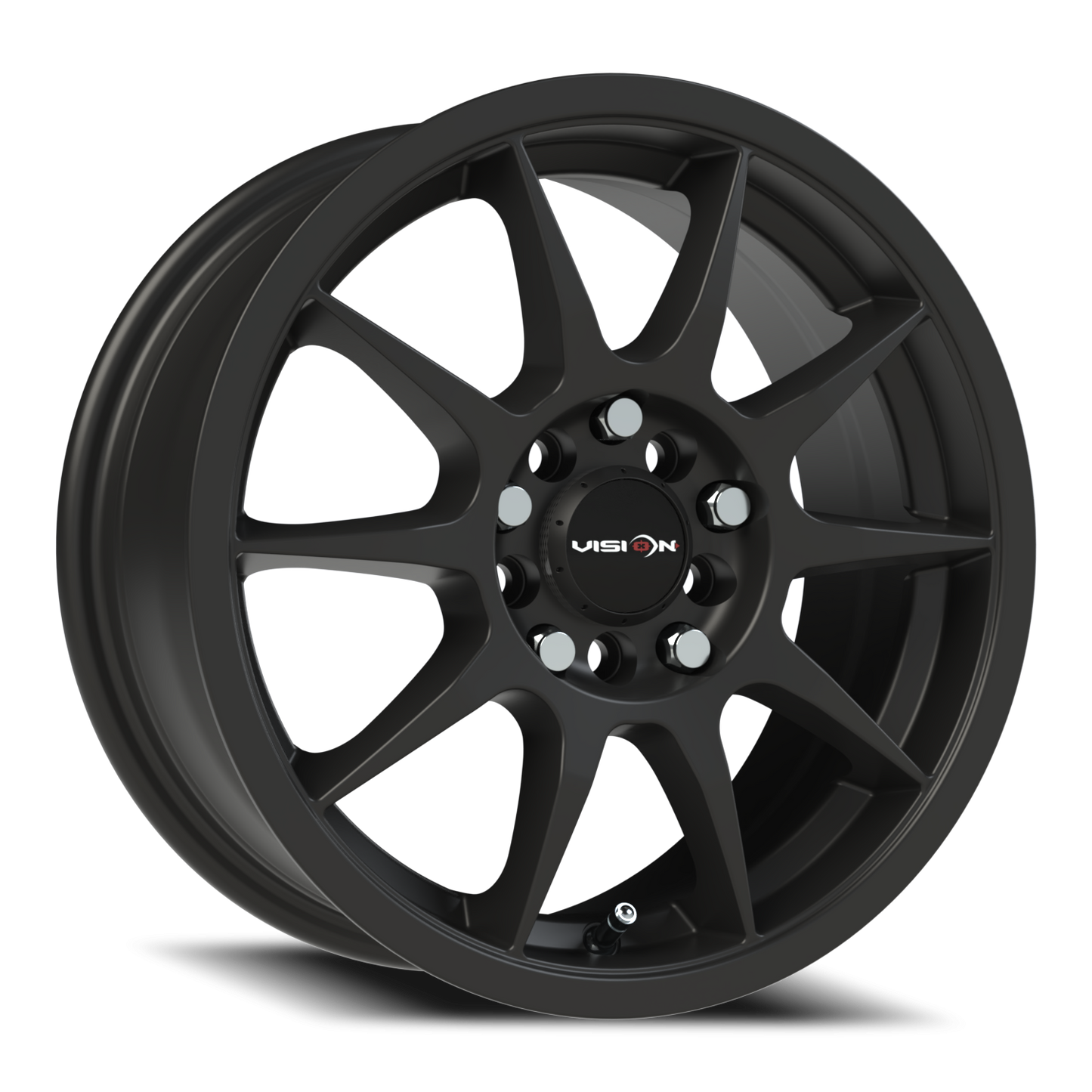 Vision Bane 15X6.5 Matte Black Wheel