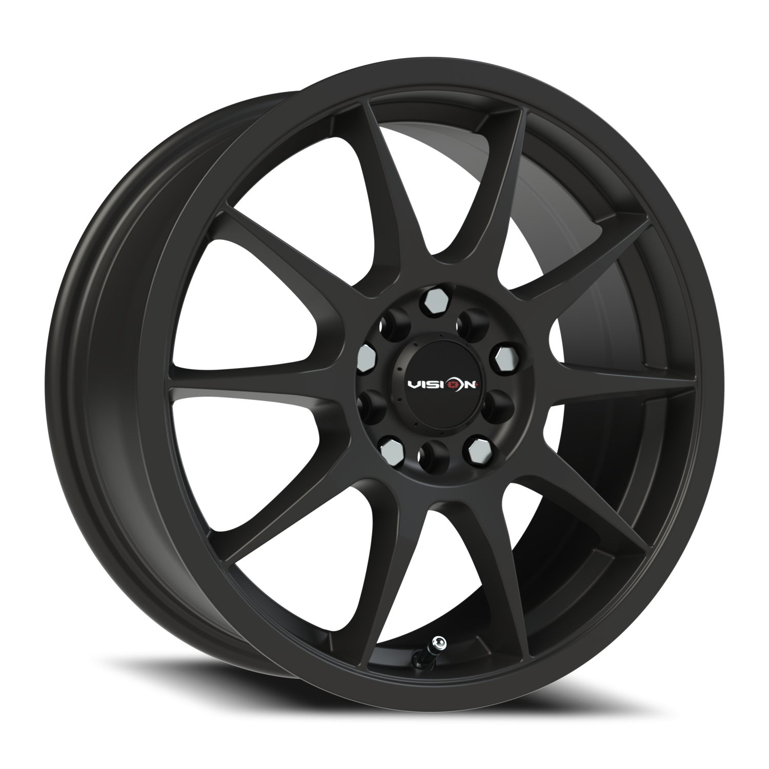 Vision Bane 16X7 Matte Black Wheel