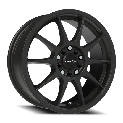 Vision Bane 16X7 Matte Black Wheel