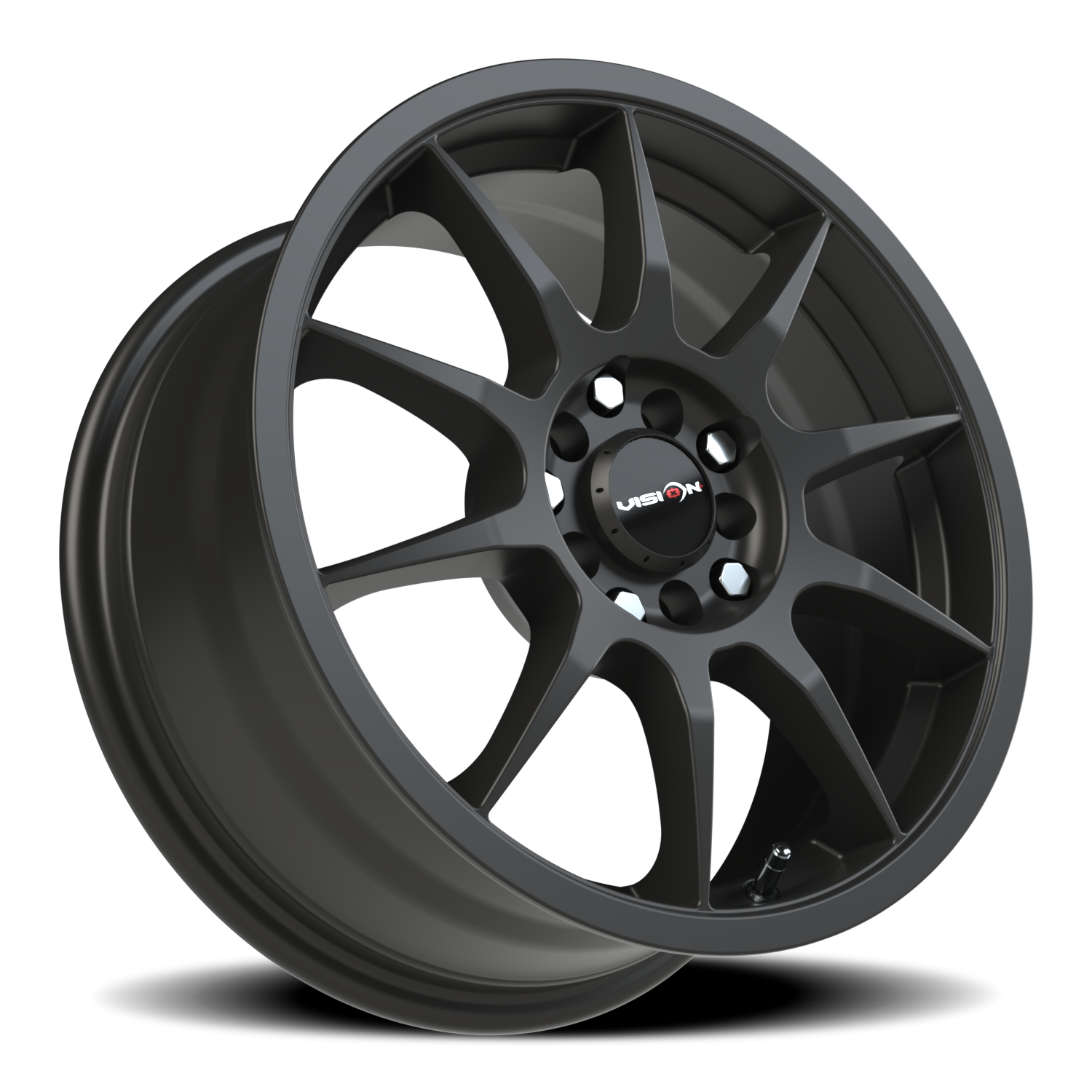Vision Bane 16X7 Matte Black Wheel