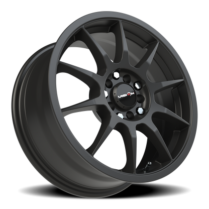 Vision Bane 16X7 Matte Black Wheel
