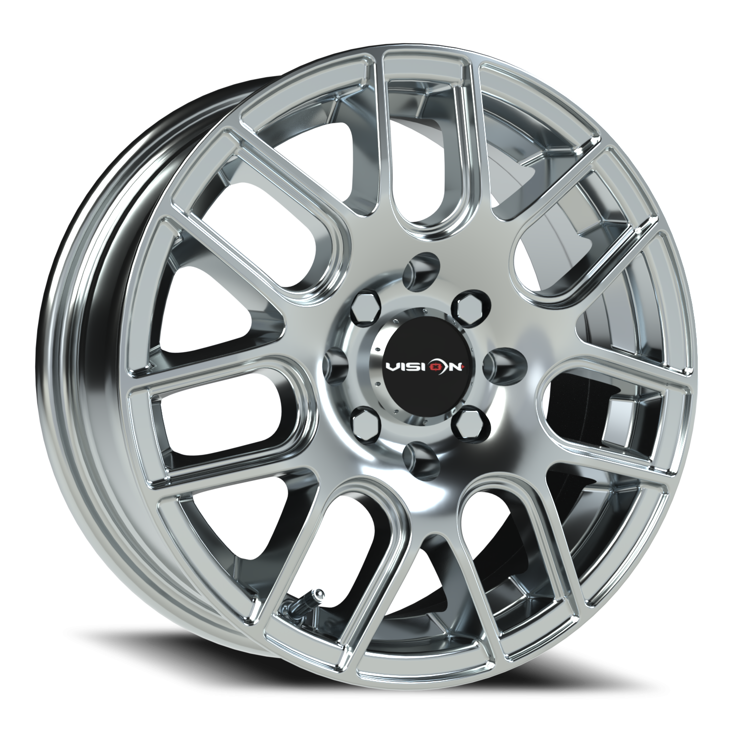 Vision Cross 14X5.5 Chrome Wheel