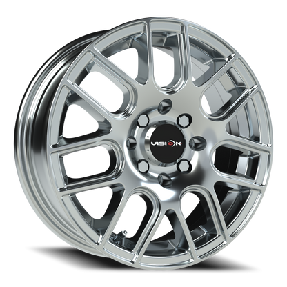 Vision Cross 14X5.5 Chrome Wheel