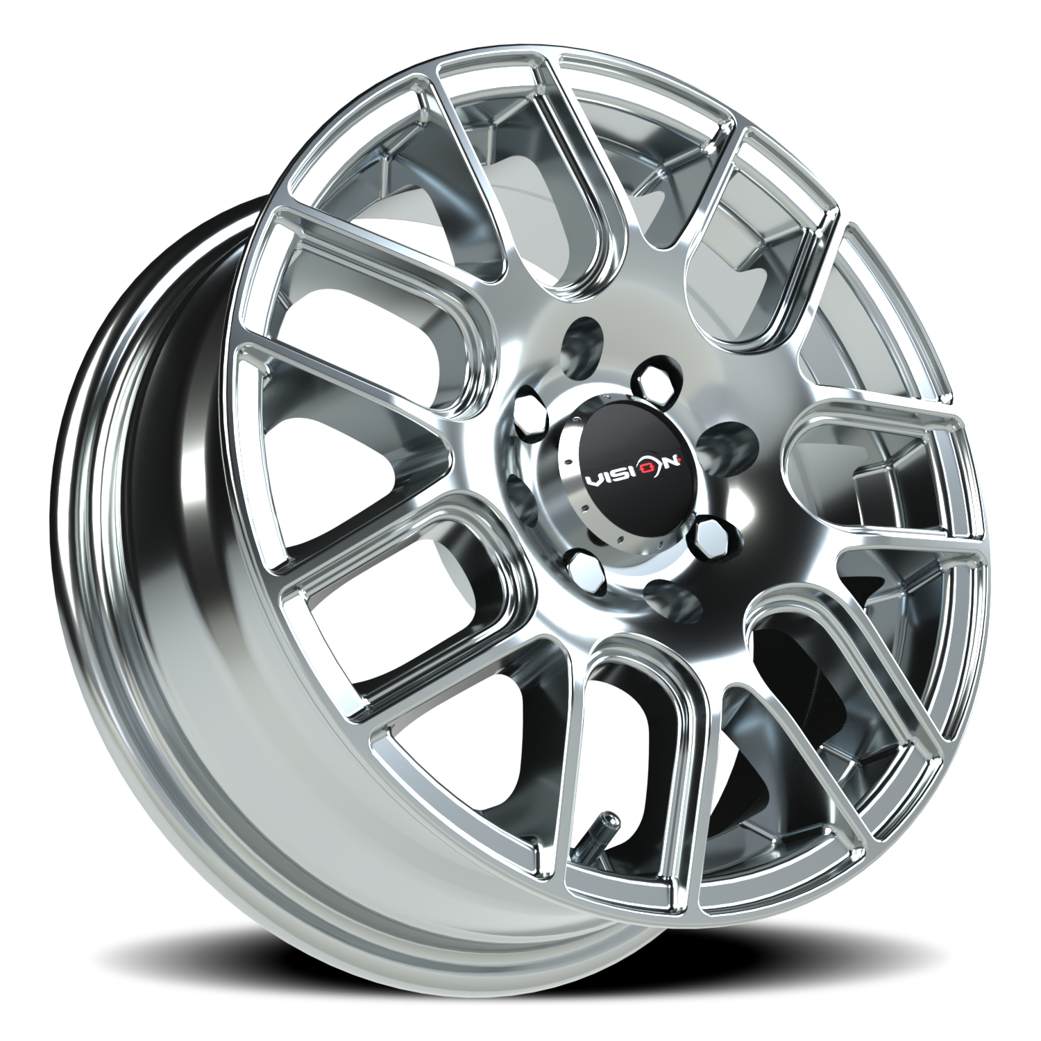 Vision Cross 14X5.5 Chrome Wheel