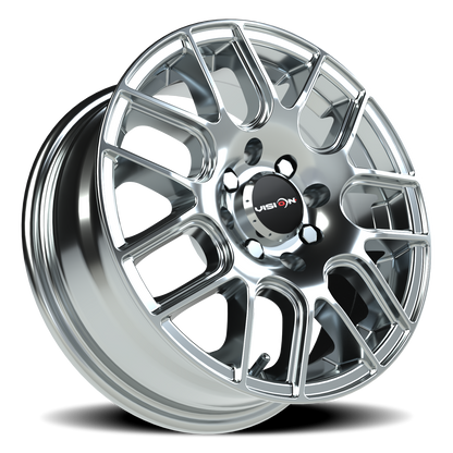 Vision Cross 14X5.5 Chrome Wheel