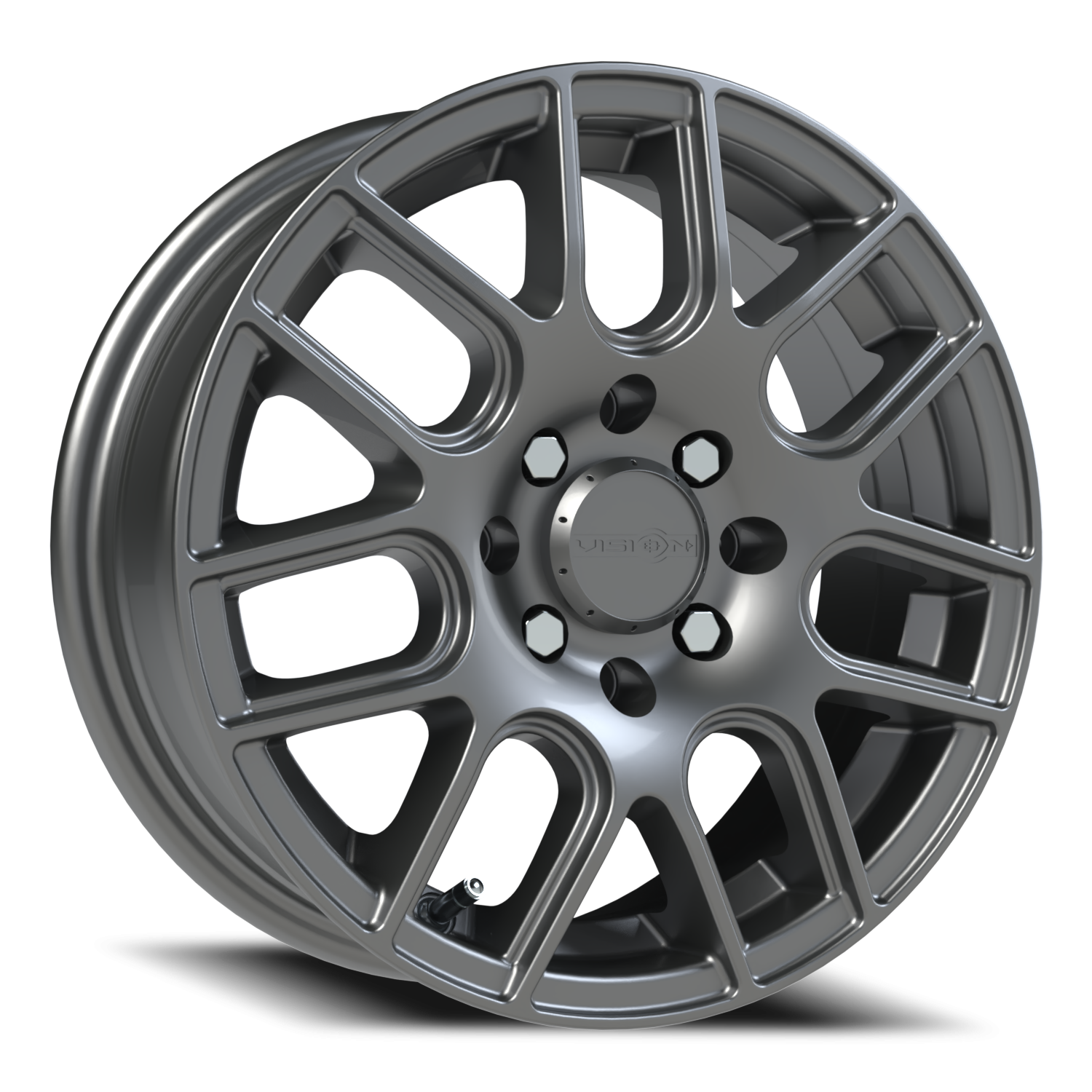 Vision Cross 14X5.5 Gunmetal Wheel