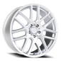 Vision Ii 20X8.5 Hyper Silver Wheel