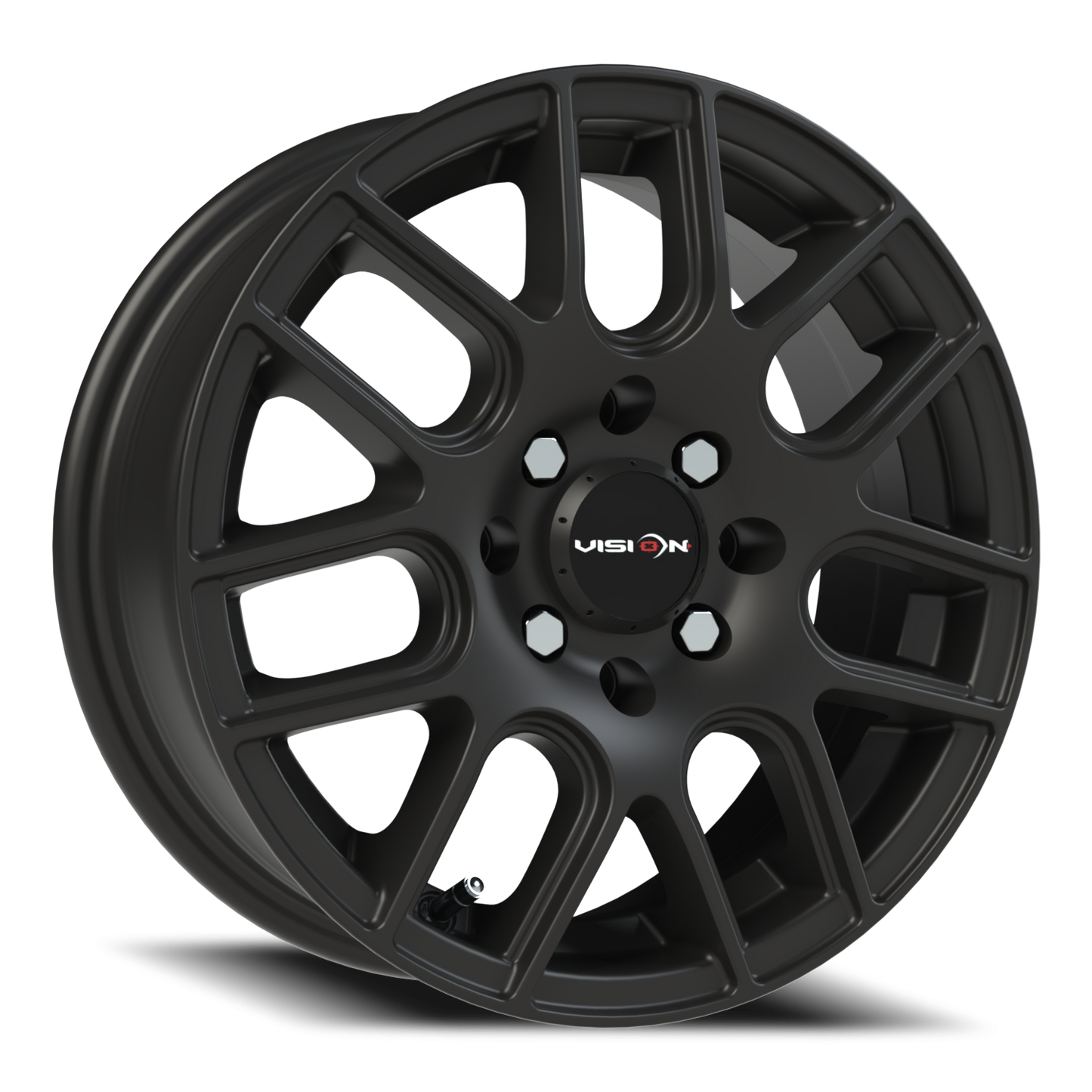 Vision Cross 14X5.5 Matte Black Wheel