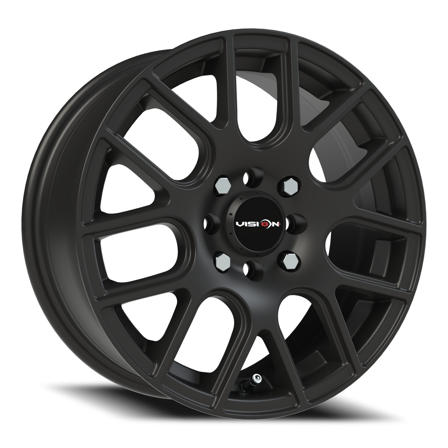 Vision Cross 15X6.5 Matte Black Wheel