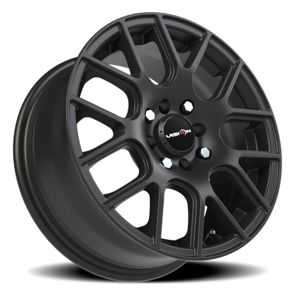 Vision Cross 15X6.5 Matte Black Wheel