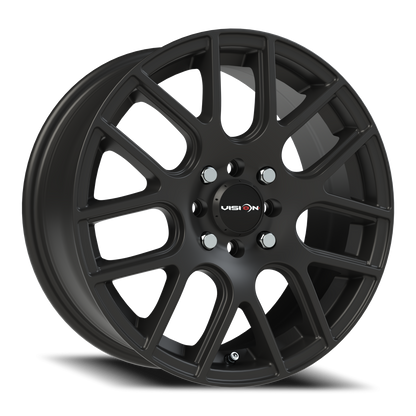 Vision Cross 16X7 Matte Black Wheel