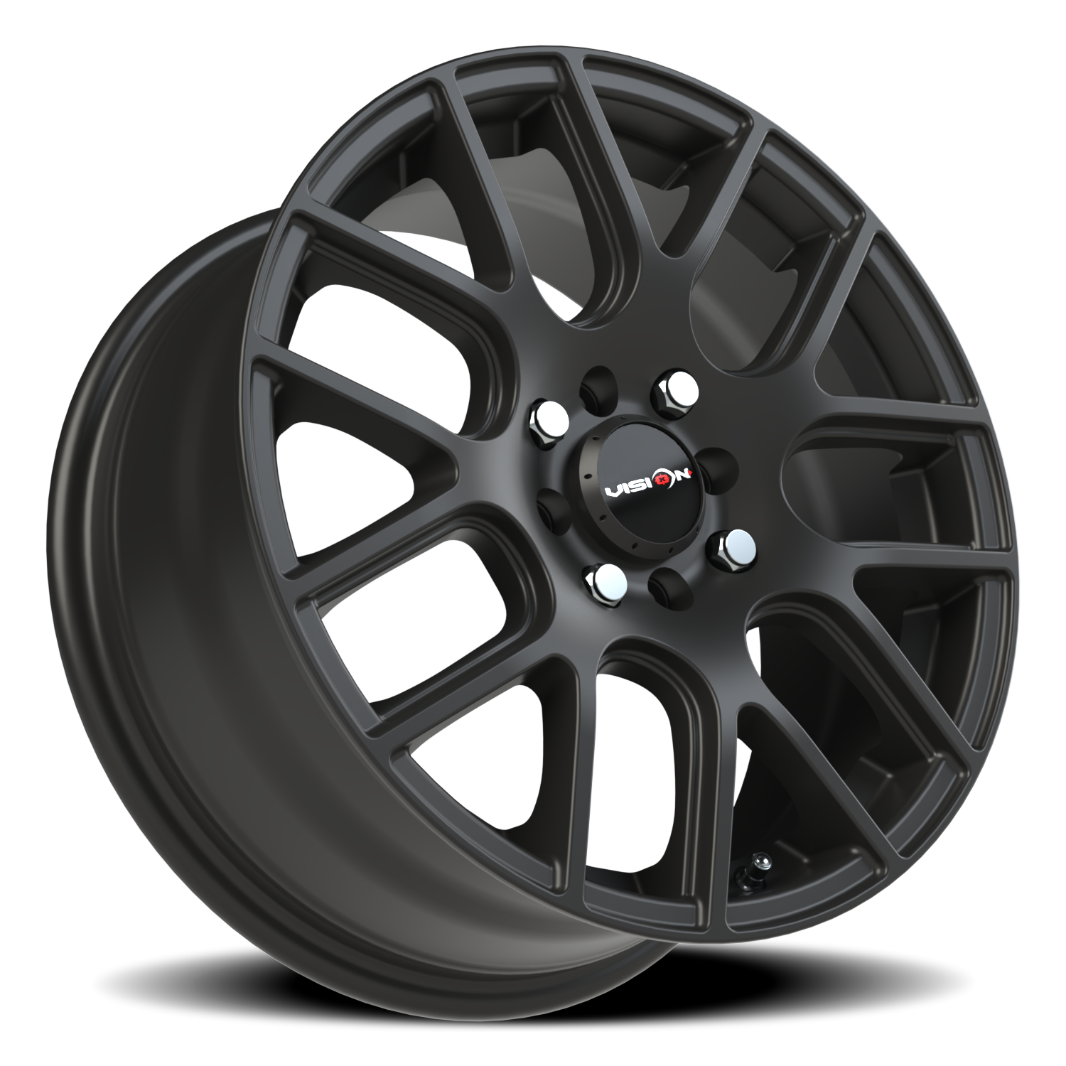 Vision Cross 16X7 Matte Black Wheel