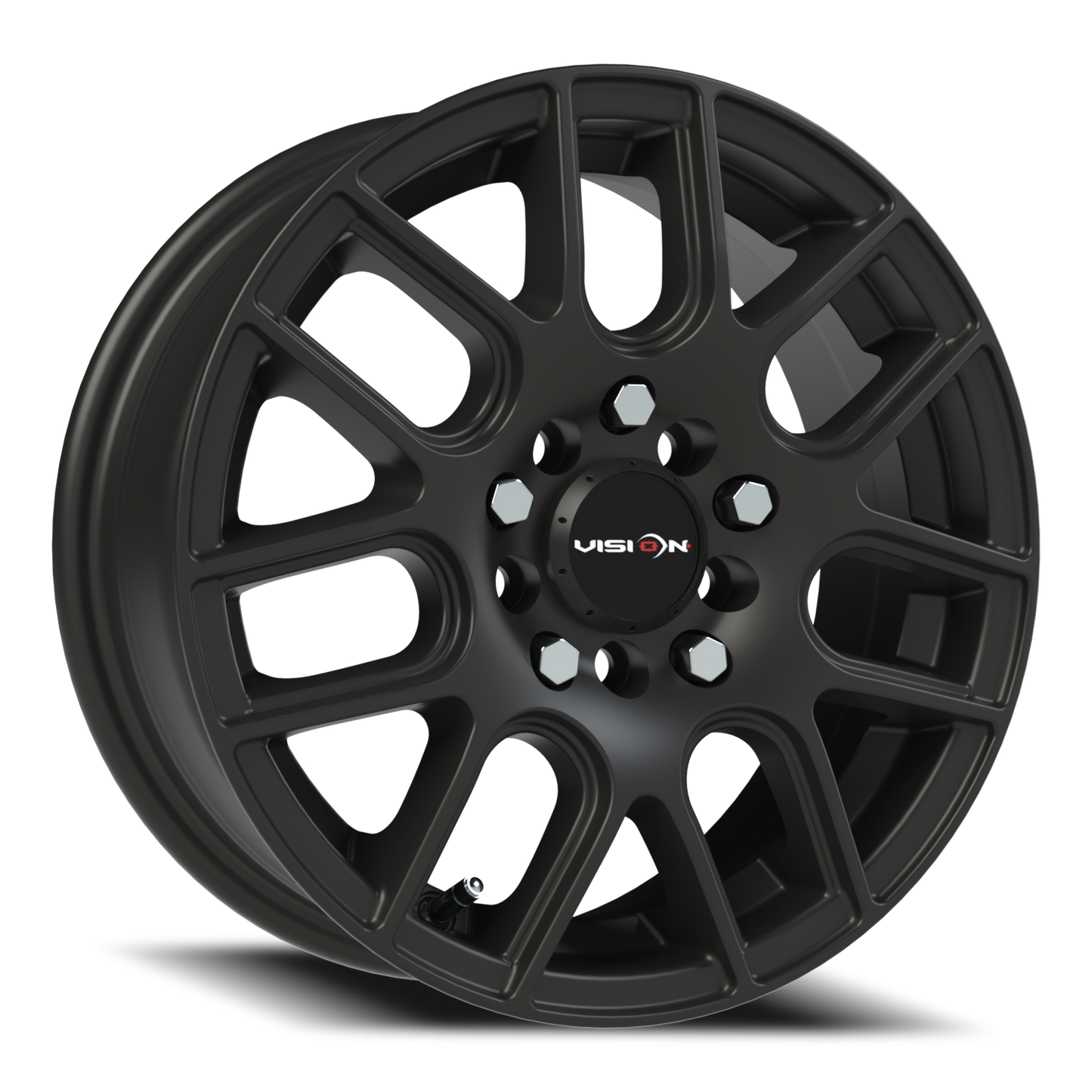 Vision Cross 14X5.5 Matte Black Wheel