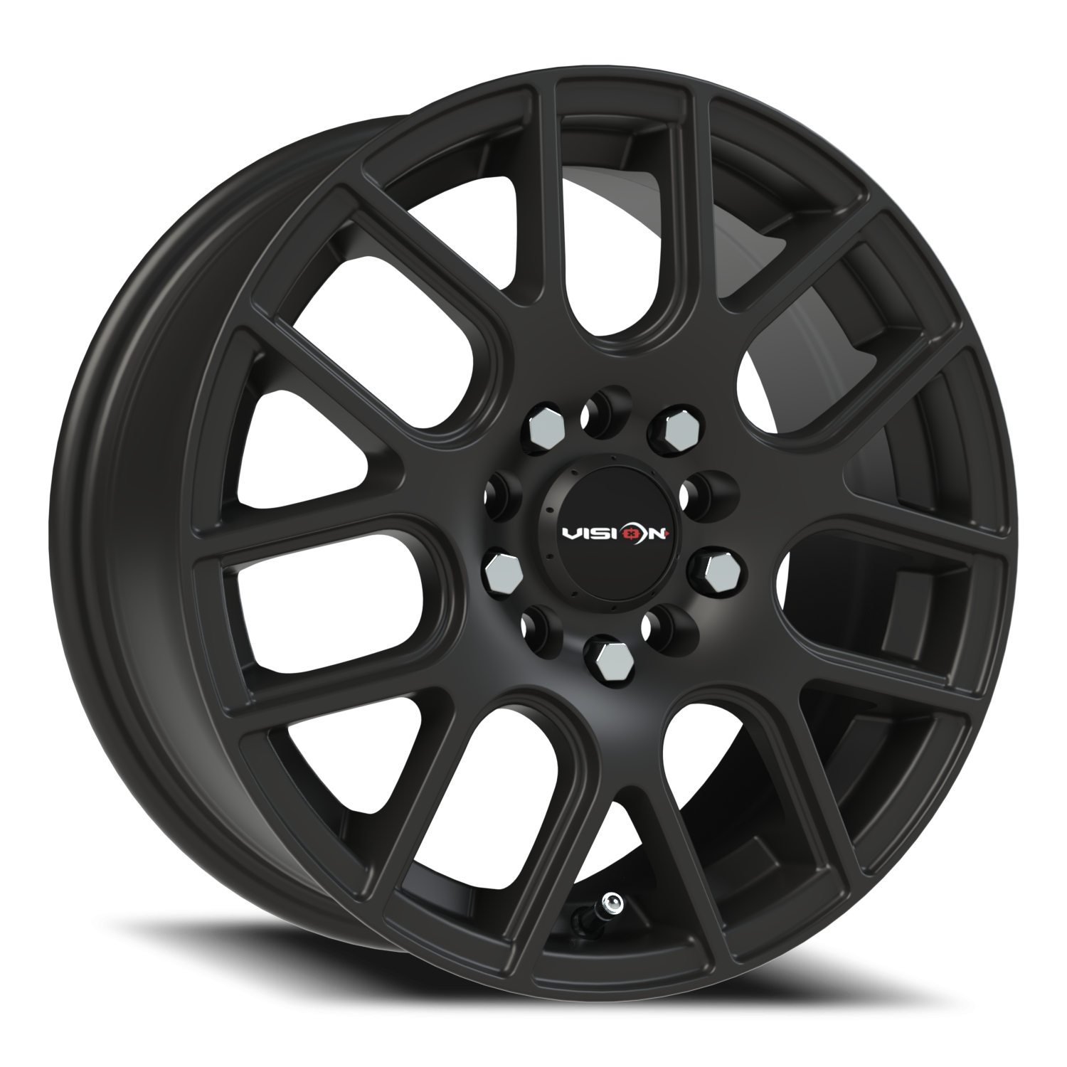 Vision Cross 15X6.5 Matte Black Wheel
