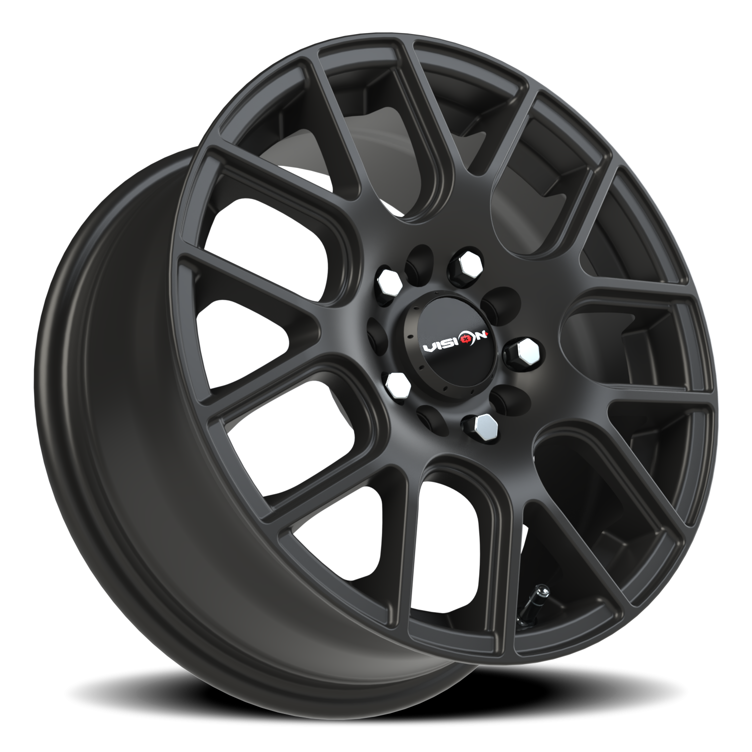 Vision Cross 15X6.5 Matte Black Wheel