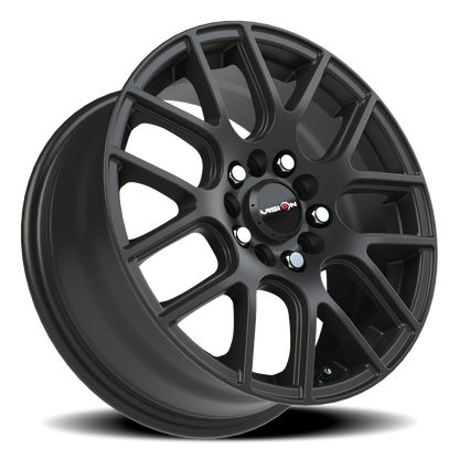 Vision Cross 16X7 Matte Black Wheel
