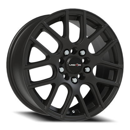 Vision Cross 16X7 Matte Black Wheel