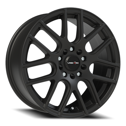 Vision Cross 17X7.5 Matte Black Wheel