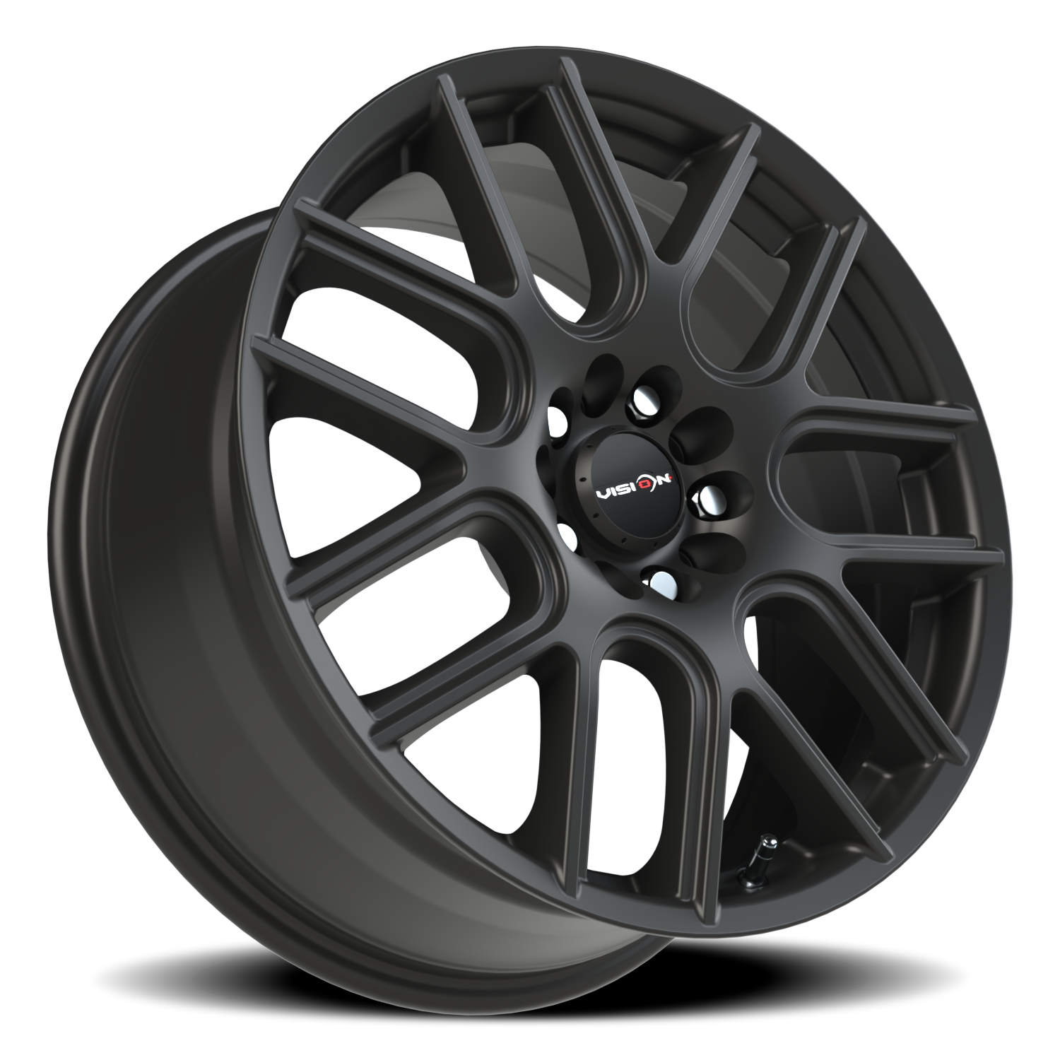 Vision Cross 18X8 Matte Black Wheel