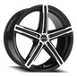 Vision Boost 18X8 Gloss Black Machined Face Wheel
