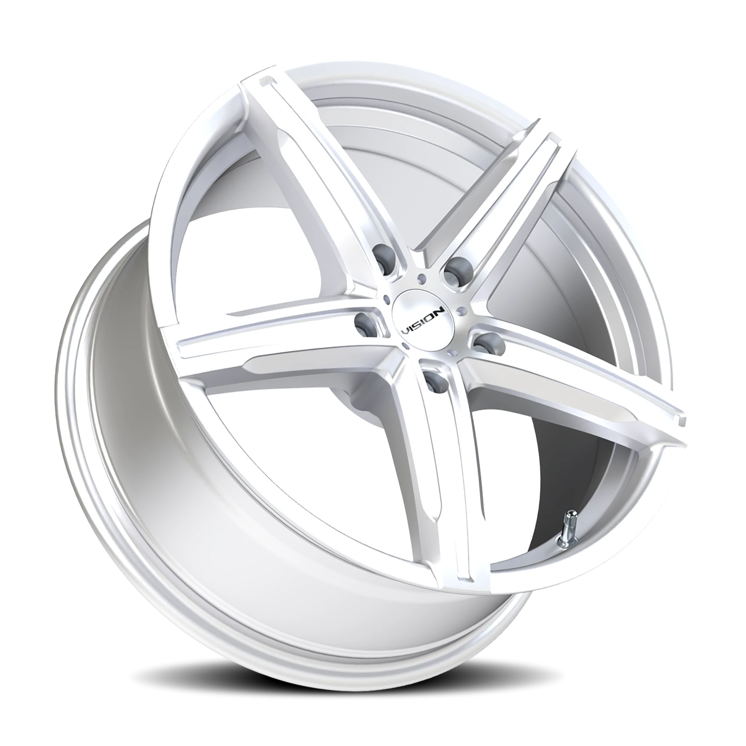 Vision Boost 17X8 Silver Wheel