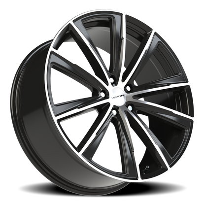 Vision Splinter 22X9 Gloss Black Machined Face Wheel
