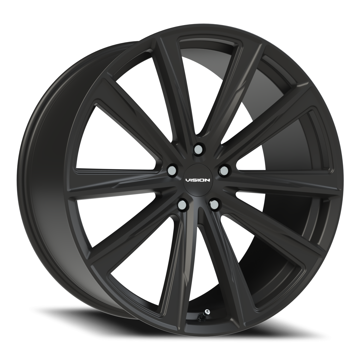 Vision Splinter 22X10.5 Satin Black Wheel