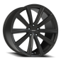 Vision Splinter 22X10.5 Satin Black Wheel