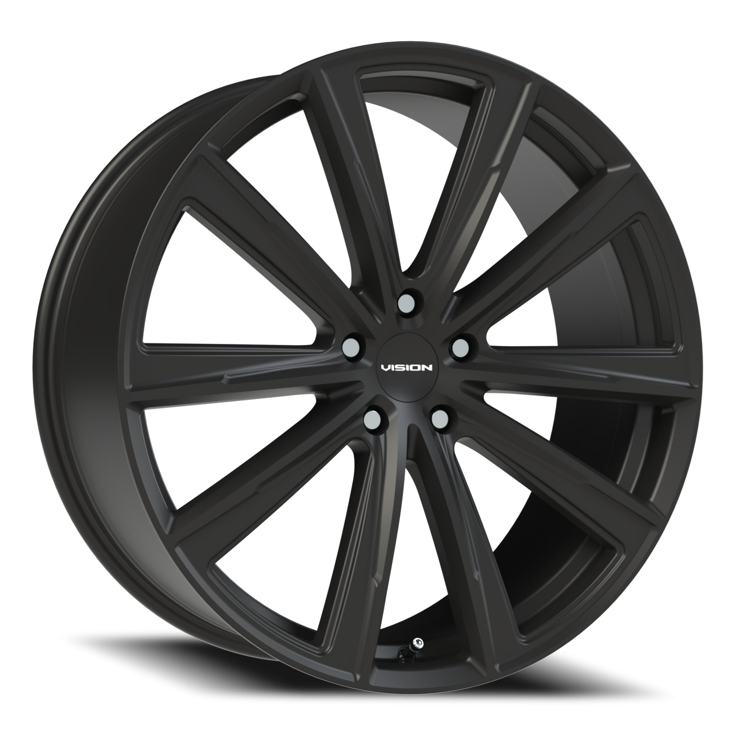 Vision Splinter 22X9 Satin Black Wheel