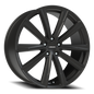 Vision Splinter 22X9 Satin Black Wheel