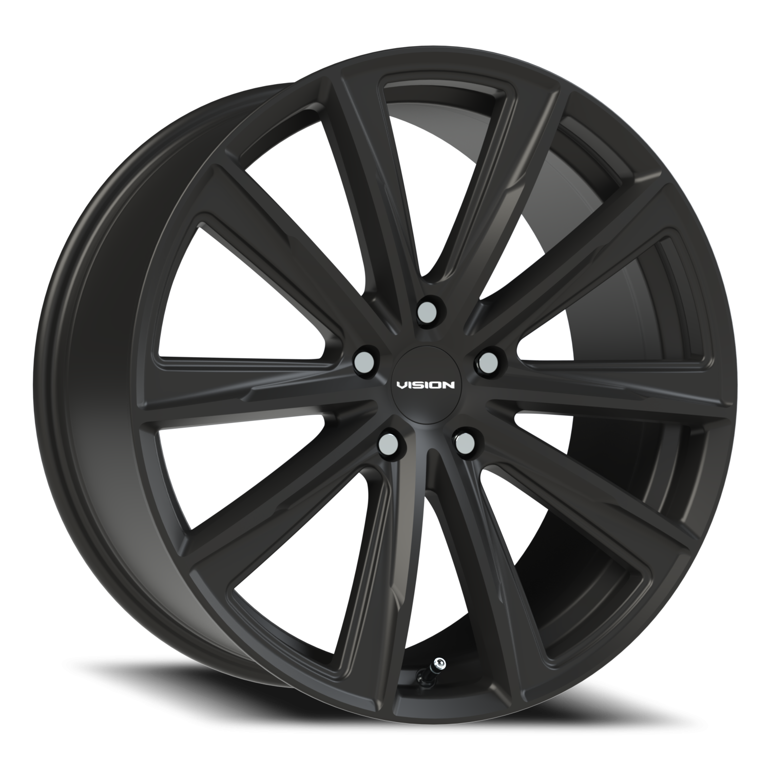 Vision Splinter 20X9 Satin Black Wheel