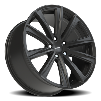 Vision Splinter 20X9 Satin Black Wheel