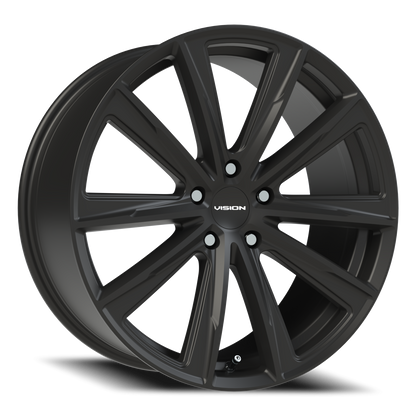 Vision Splinter 20X9 Satin Black Wheel