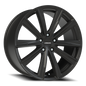 Vision Splinter 20X9 Satin Black Wheel
