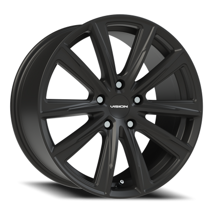 Vision Splinter 18X8.5 Satin Black Wheel