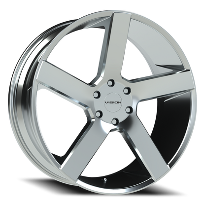 Vision Switchback 24X9.5 Chrome Wheel
