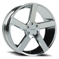 Vision Switchback 24X9.5 Chrome Wheel