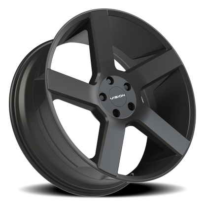 Vision Switchback 24X9.5 Satin Black Wheel