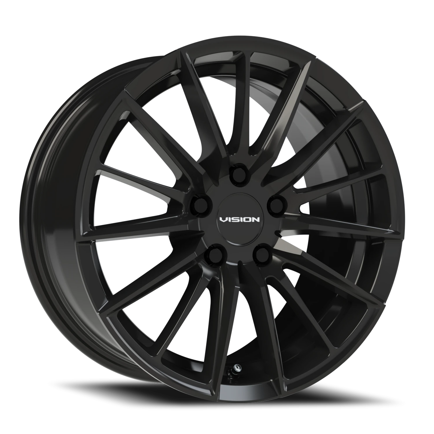 Vision Axis 16X7.5 Gloss Black Wheel