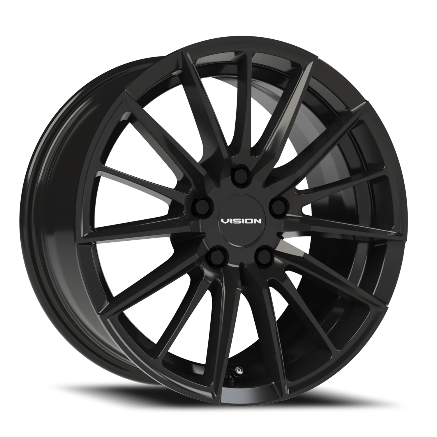 Vision Axis 16X7.5 Gloss Black Wheel