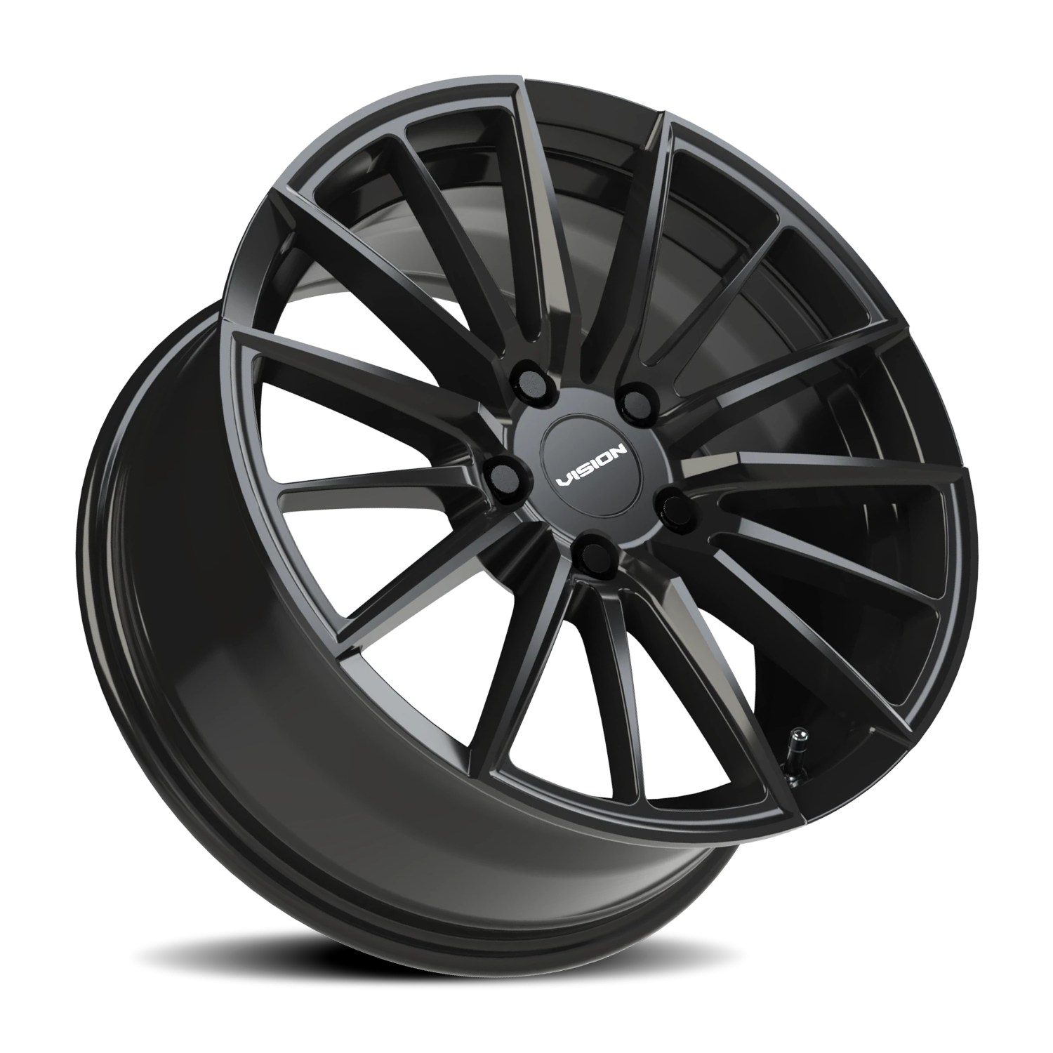 Vision Axis 16X7.5 Gloss Black Wheel